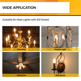 Ideal for multiple fixtures, from chandeliers to porch lights.