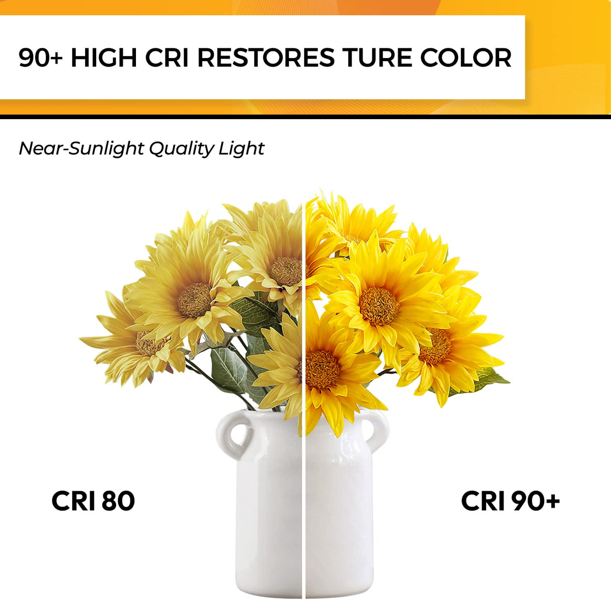 Hizashi dimmable led bulb 10-100% for smooth ambience control.