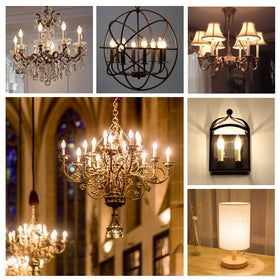 Hizashi dining room chandelier setup with inviting illumination