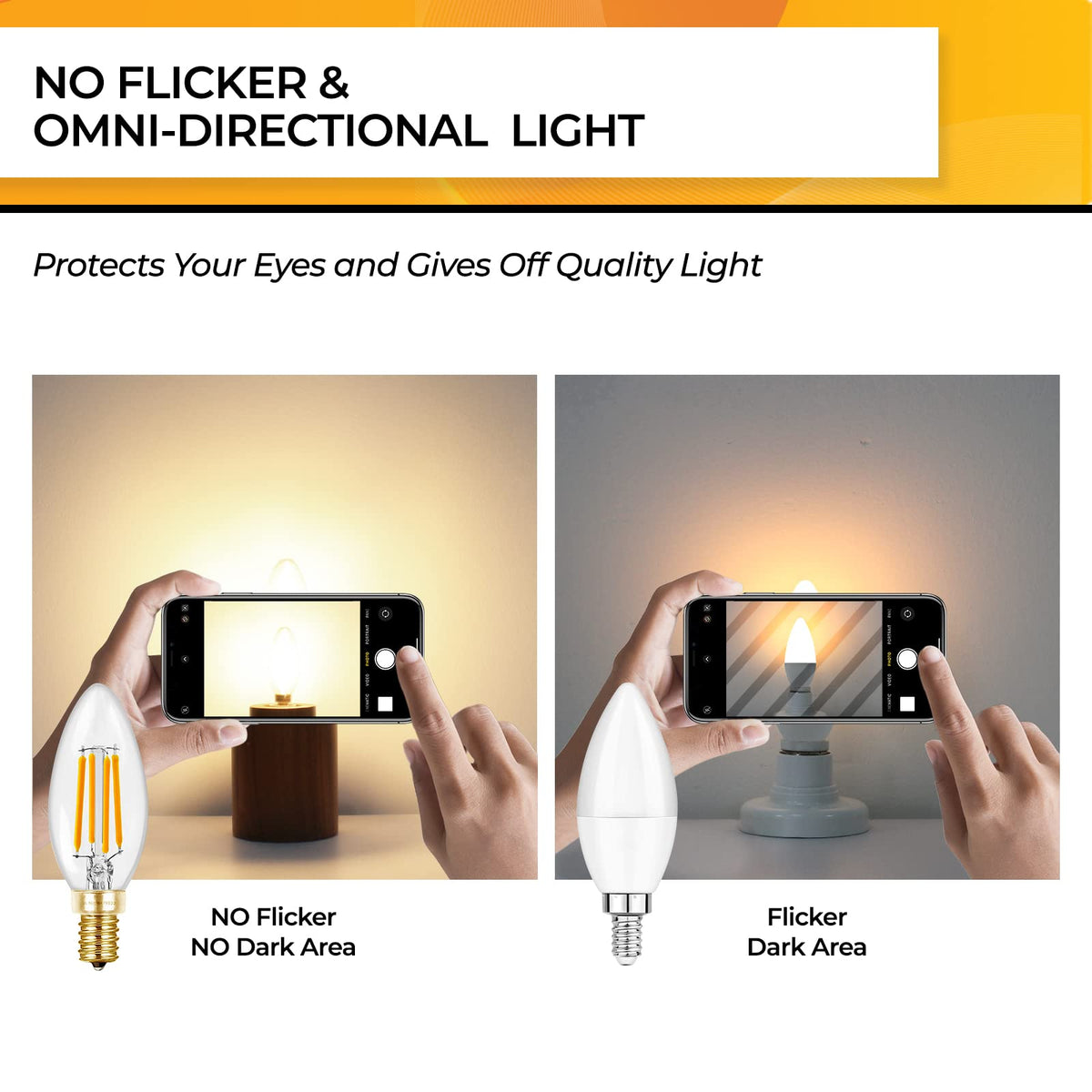 Hizashi energy-efficient 6W led bulb lowers consumption while maintaining brightness.