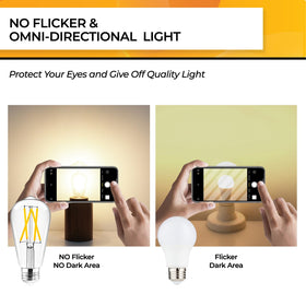 Hizashi LED Edison bulbs 95+ CRI demonstrates true color rendering in decor.
