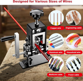 Hizmivos wire stripper protective coating and 3-year warranty for reliable performance.