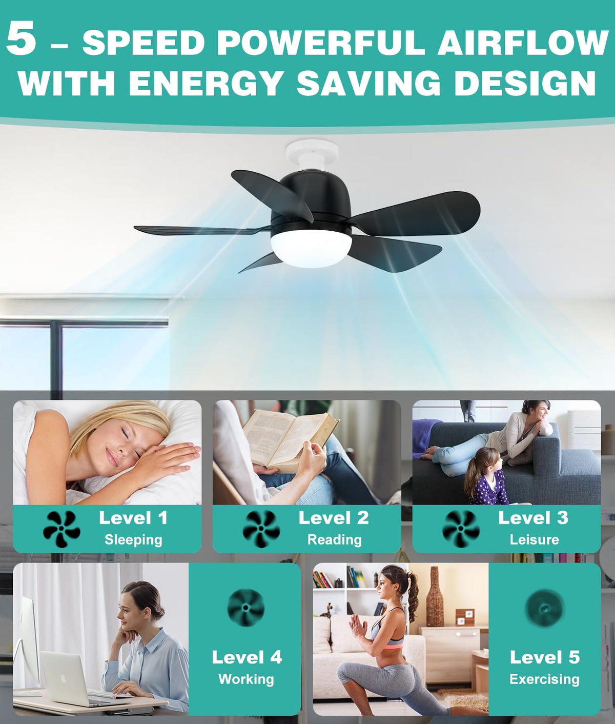 HK Socket Fan Light remote offers convenient wireless speed and brightness adjustments.