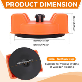 HKELYSNR wood-laminate-vinyl compatibility expands use across multiple floor types.