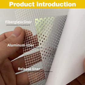 Hkmmdvc drywall patch kit sandpaper aids edge finishing.