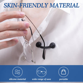 HKNR nurse and reader-friendly clip keeps badges and glasses handy