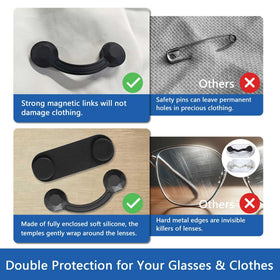 HKNR silicone eyeglass holder offers durable, lightweight protection against drops