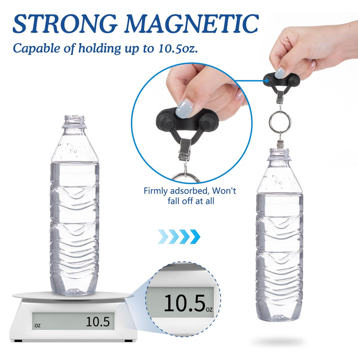 HKNR unisex magnetic eyeglass holder suitable for professionals and travelers