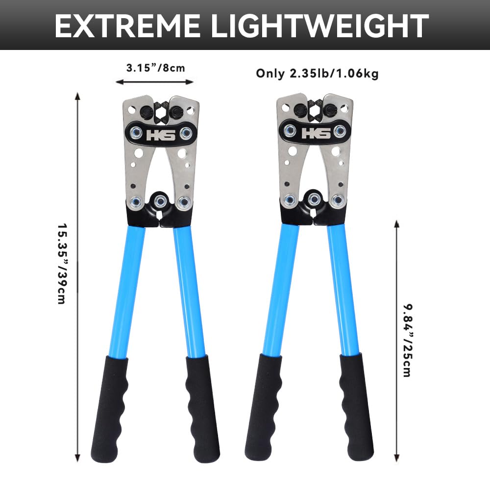 HKS ergonomic non-slip handle enables comfortable use