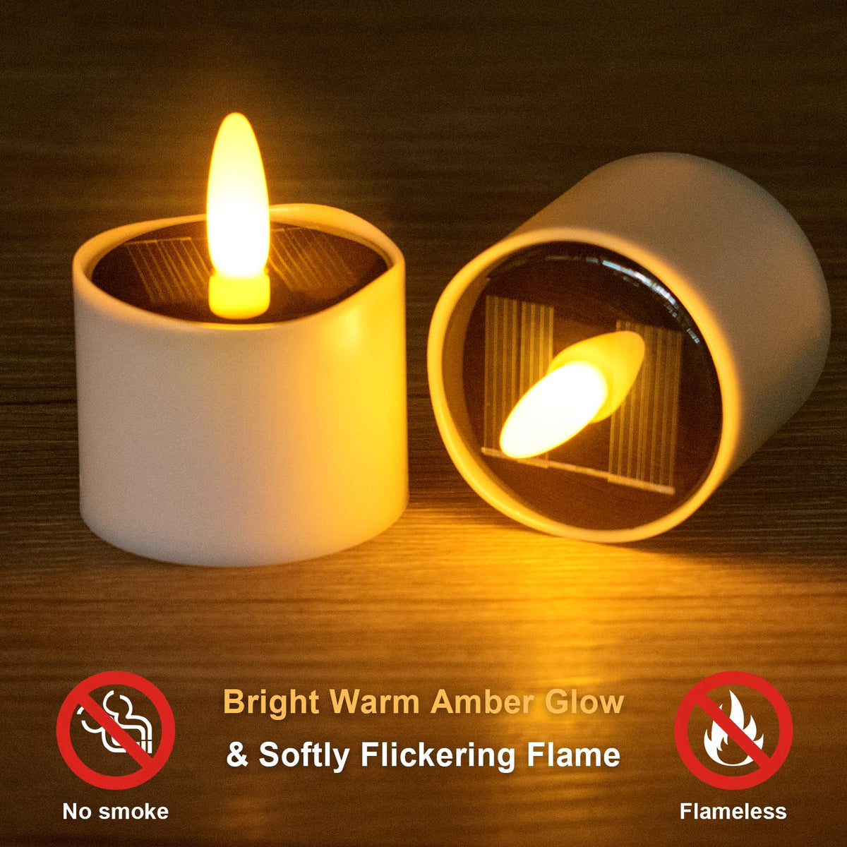 HL Solar Tea Lights camping-ready portable mood lighting