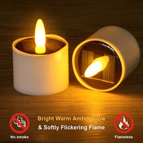 HL Solar Tea Lights camping-ready portable mood lighting