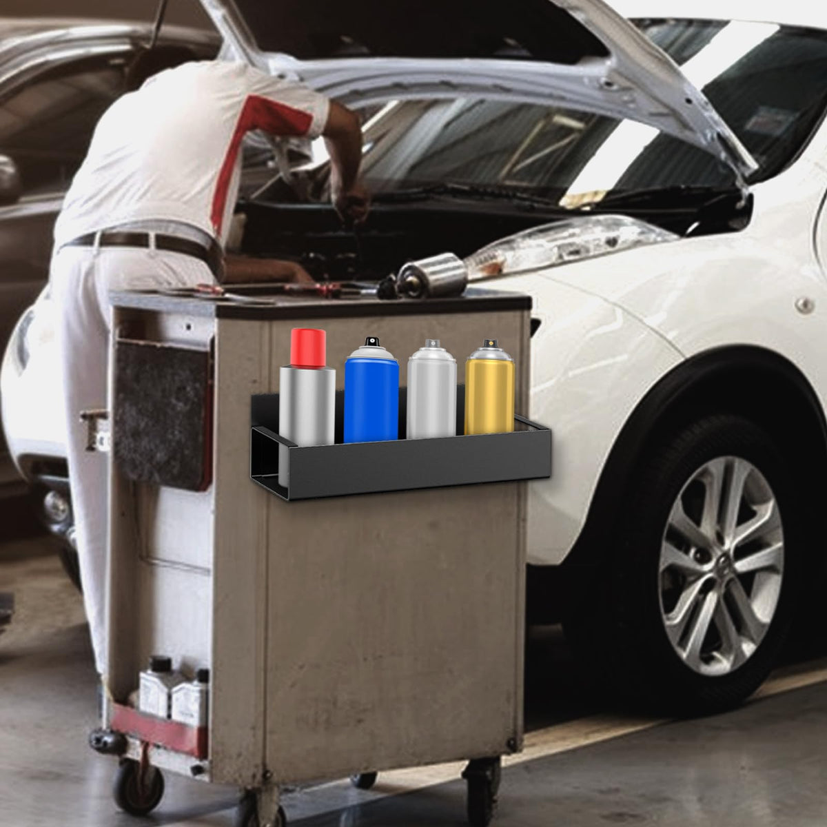 Hlimior versatile can storage saves space in garage or toolbox