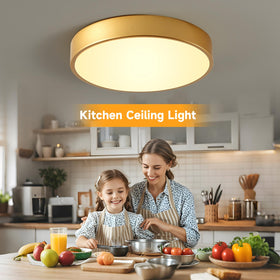 HLinghtnet 12 inch diameter fixture suits bedrooms, hallways, kitchens, foyers