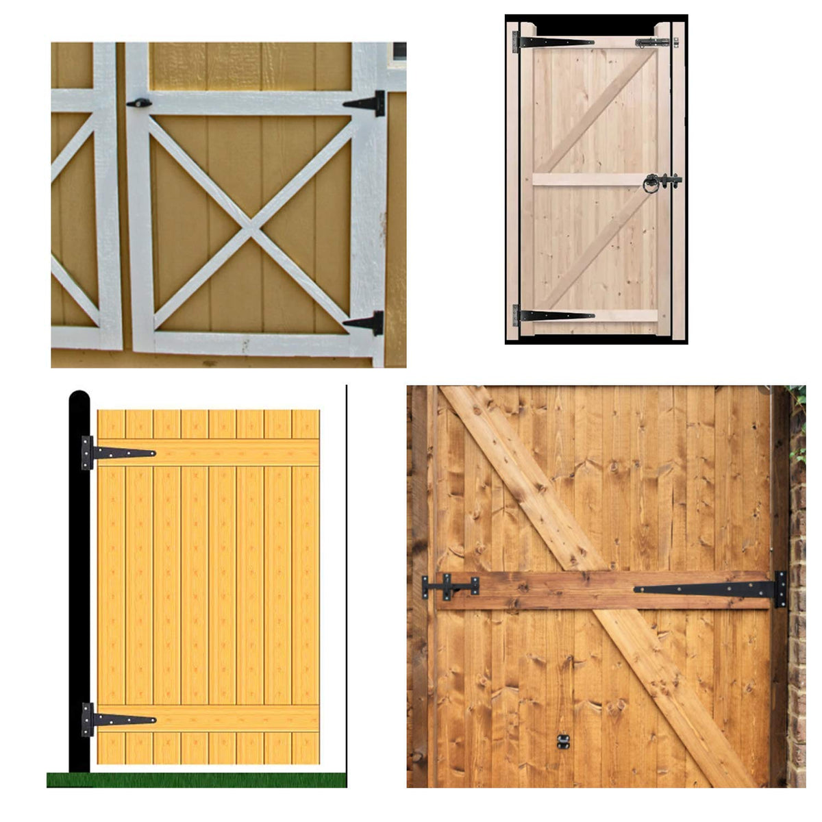HLMOptimo rustproof coating protects outdoor hinges from corrosion