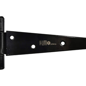 HLMOptimo versatile 6in black hinge for gates, sheds and fences