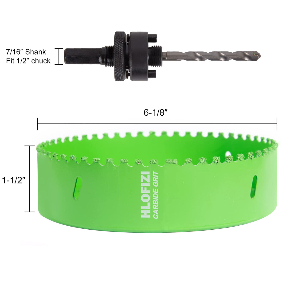 HLOFIZI Allen wrench included for fast tool adjustments.
