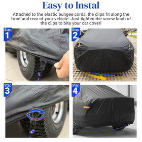 Hlogree car cover protected in wind simulation for stability