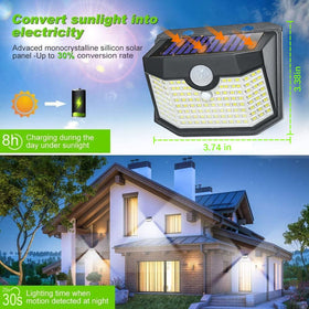 HMCITY ABS durable body withstands weather and corrosion for outdoor use.