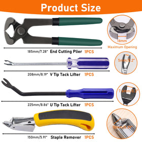 Hmknana nail tack remover tips for quick, clean pull.