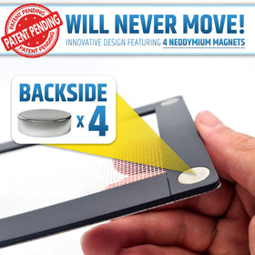 HMmagnets breathable mesh allows airflow while blocking bugs and dust.