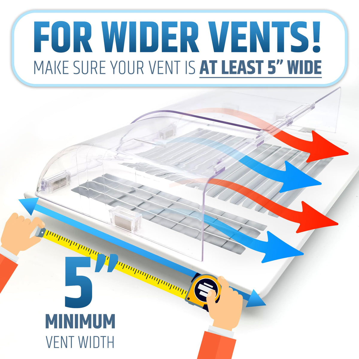 HMmagnets large vent deflector five-magnets design delivers strong hold
