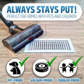 HMmagnets works with metal vents and can resist everyday wear.