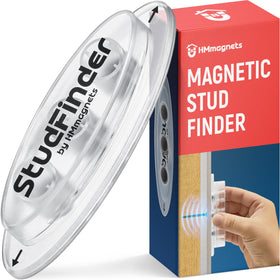 HMmagnets Powerful Stud Finder Pro with 3 magnets locates hidden nails quickly.