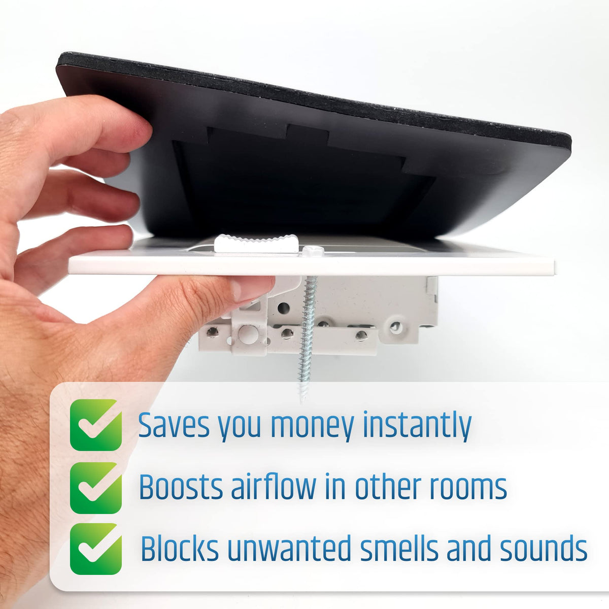 HMmagnets storage box included for organizing unused vent covers