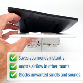 HMmagnets storage box included for organizing unused vent covers