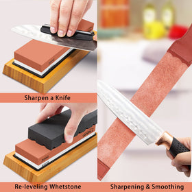 HMPLL non-slip base with silicone holder supports safe sharpening