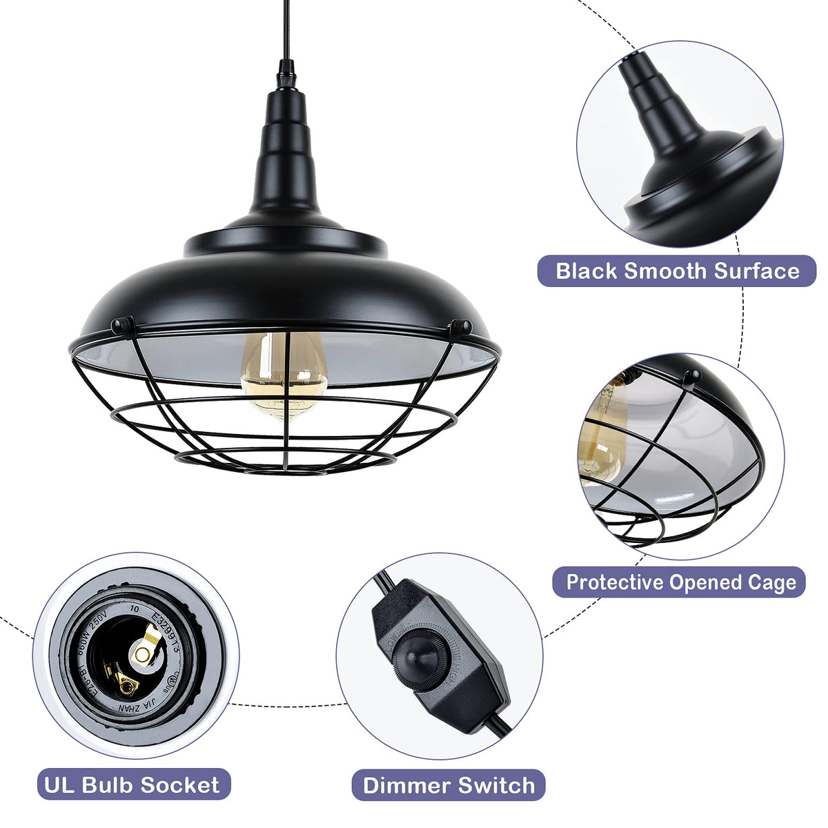 HMVPL kitchen island pendant provides practical, stylish task lighting