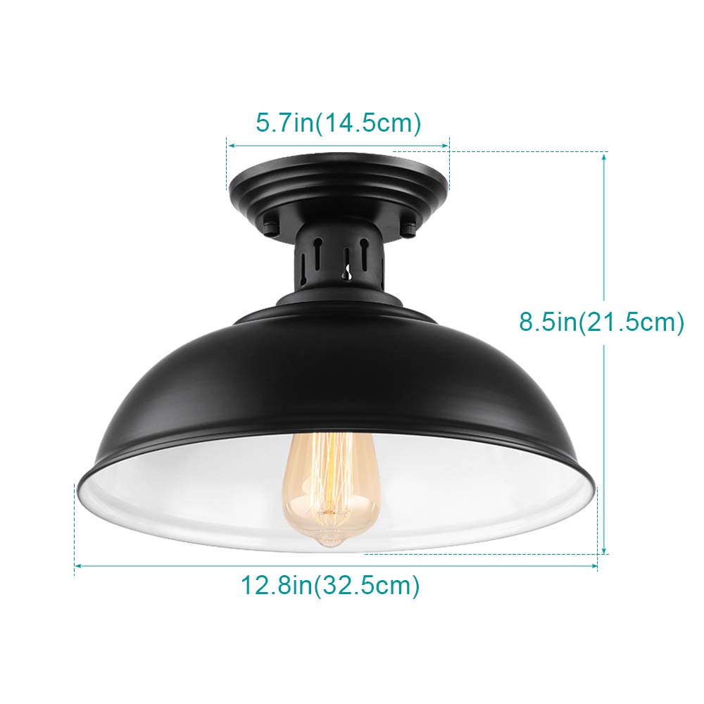 HMVPL black finish closeup highlights durable matte texture and vintage farmhouse charm.