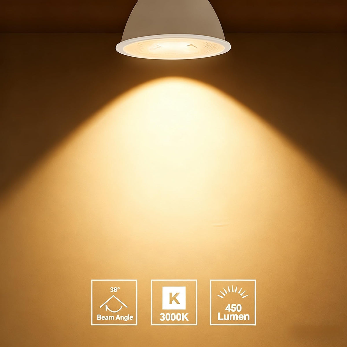 HMYYJT MR16 LED bulb for outdoor patio lighting with stable long-term performance.