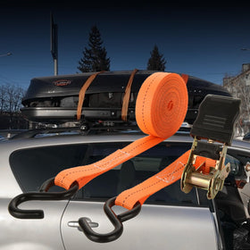 HNBun six-pack ratchet straps ready for storage