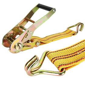HNBun heavy-duty yellow webbing resists wear for long-lasting cargo securing on various loads.