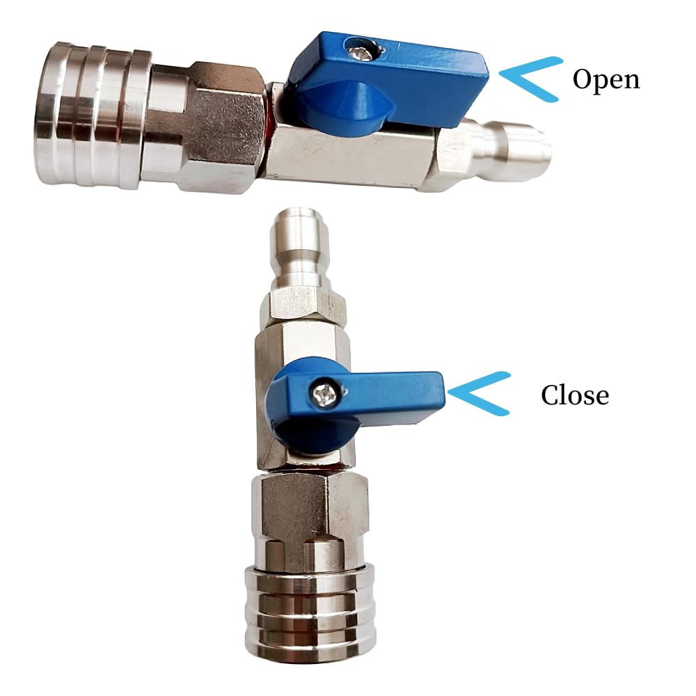 HNOYGNU 3/8 quick-connect plug and socket simplify installation and disconnection.