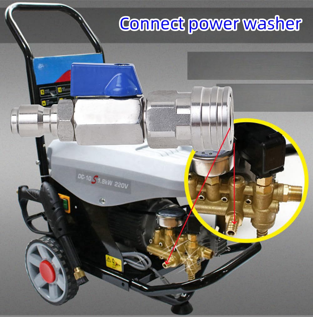 HNOYGNU 4500 PSI valve accessory for reliable pressure washer performance.