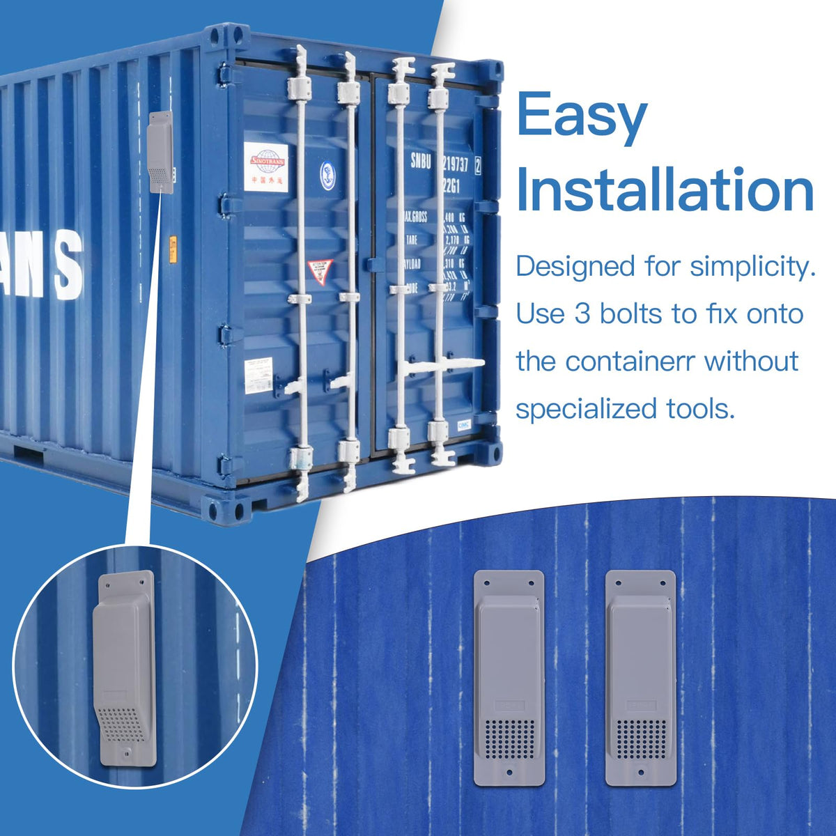 HoazHoald eight-pack vent kit facilitates easy, secure installation with three bolts.