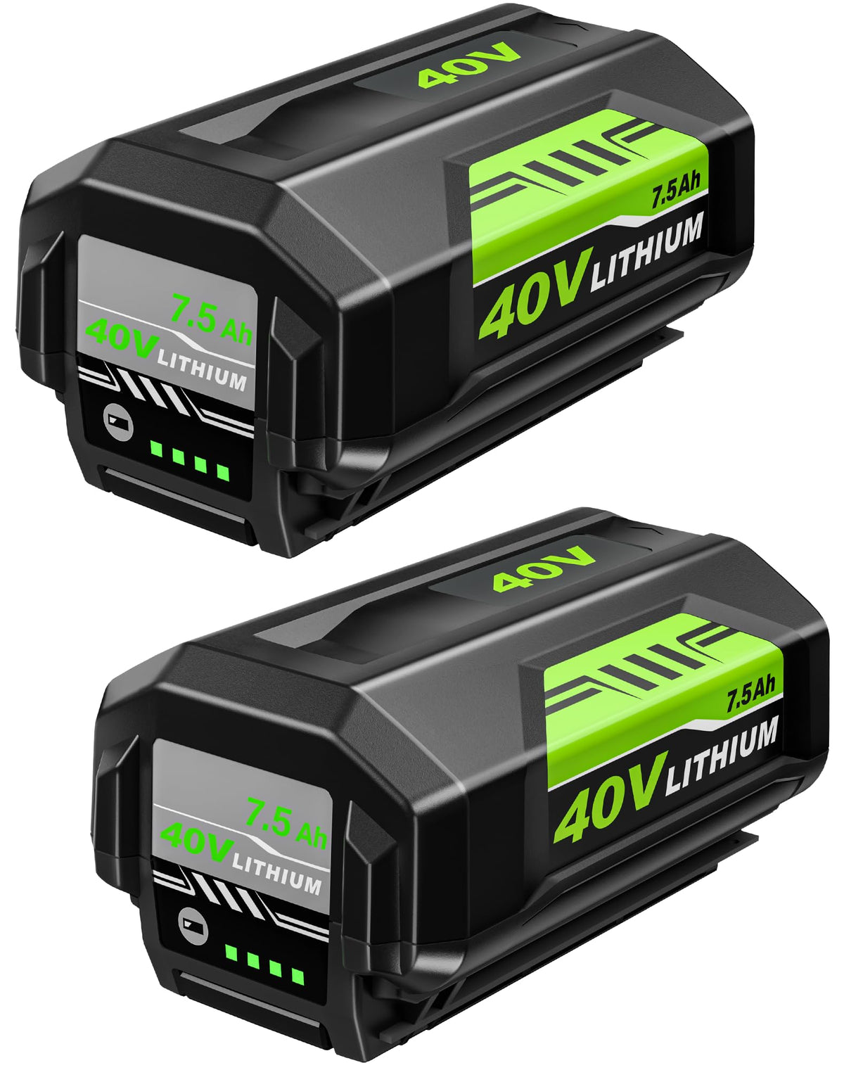 HOCHSTERN 2Pack 7.5Ah battery extends runtime for Ryobi 40V tools.