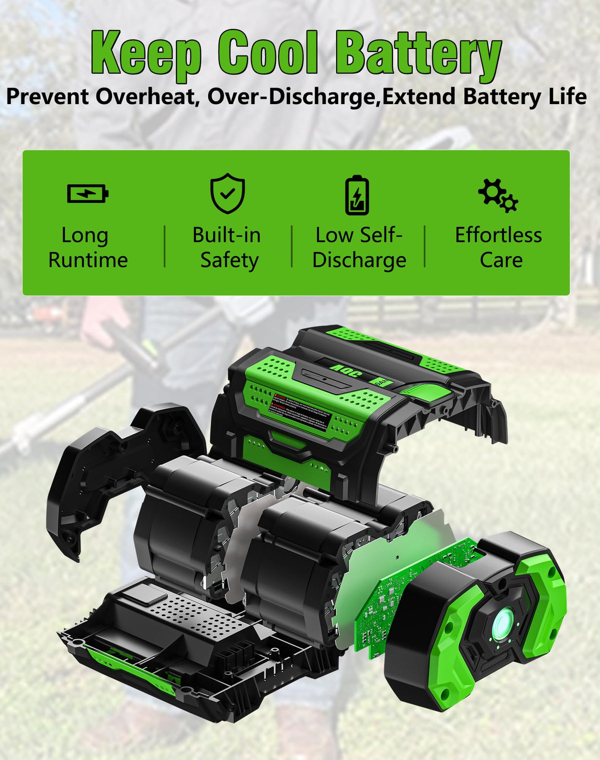 HOCHSTERN 56V compatibility with EGO tools for versatile upgrades.