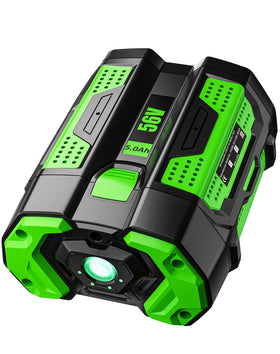 HOCHSTERN EGO 56V 5.0Ah battery with extended runtime for power tools.