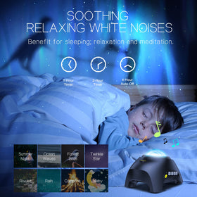 HODANS eight natural white noises to aid relaxation and sleep