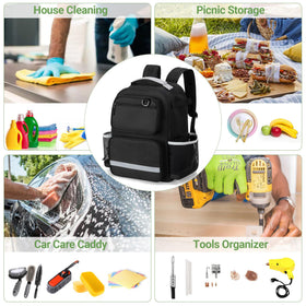 HODRANT cleaning backpack padded straps offer comfortable wear during long cleaning sessions.