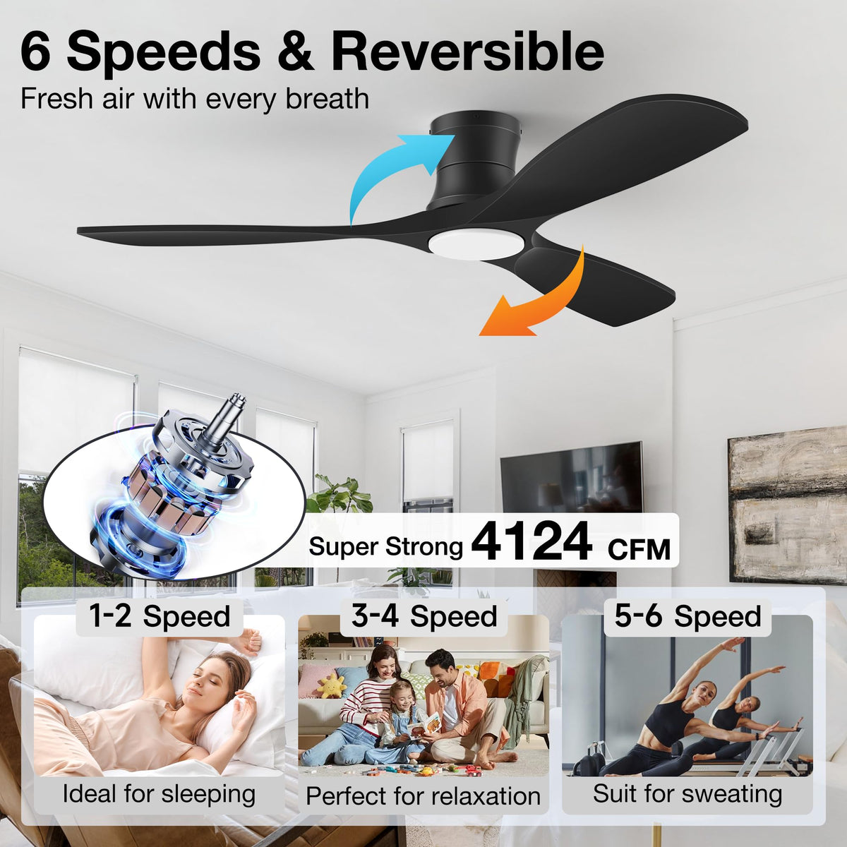 Hoenofly dimmable LED lights provide adjustable mood lighting.