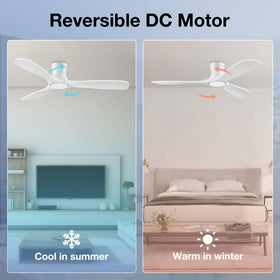 Hoenofly low-profile 8.3-inch design fits tight ceilings.