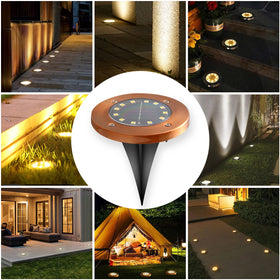 HOFLYW 8-pack kit provides consistent glow for yards, patios, and edges.
