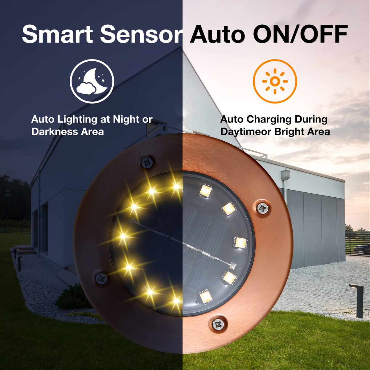 HOFLYW outdoor lights withstand weather for year-round pathway lighting.