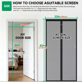 HOFUDON heavy-duty fiberglass mesh keeps insects out while allowing airflow