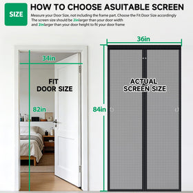 HOFUDON heavy-duty fiberglass mesh screen for durable, tear-resistant airflow.