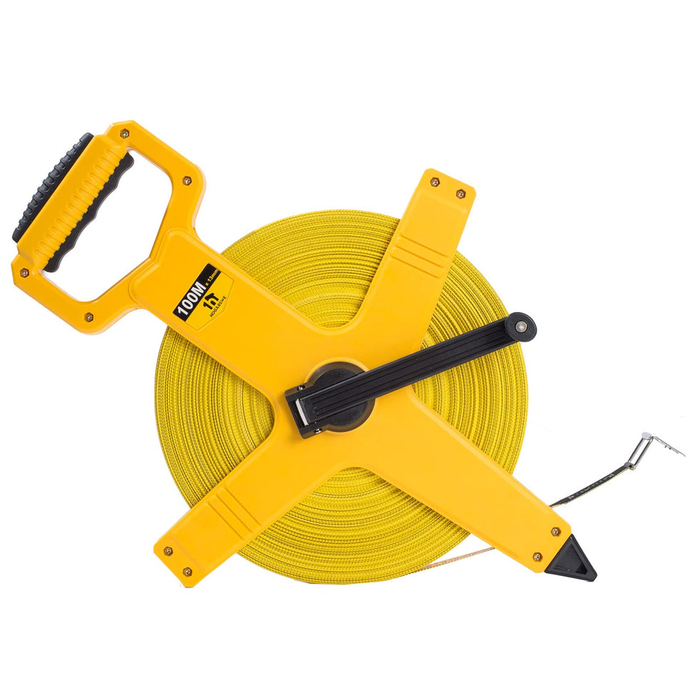 HOGARSWE open reel tape measure with yellow shell for outdoor tasks